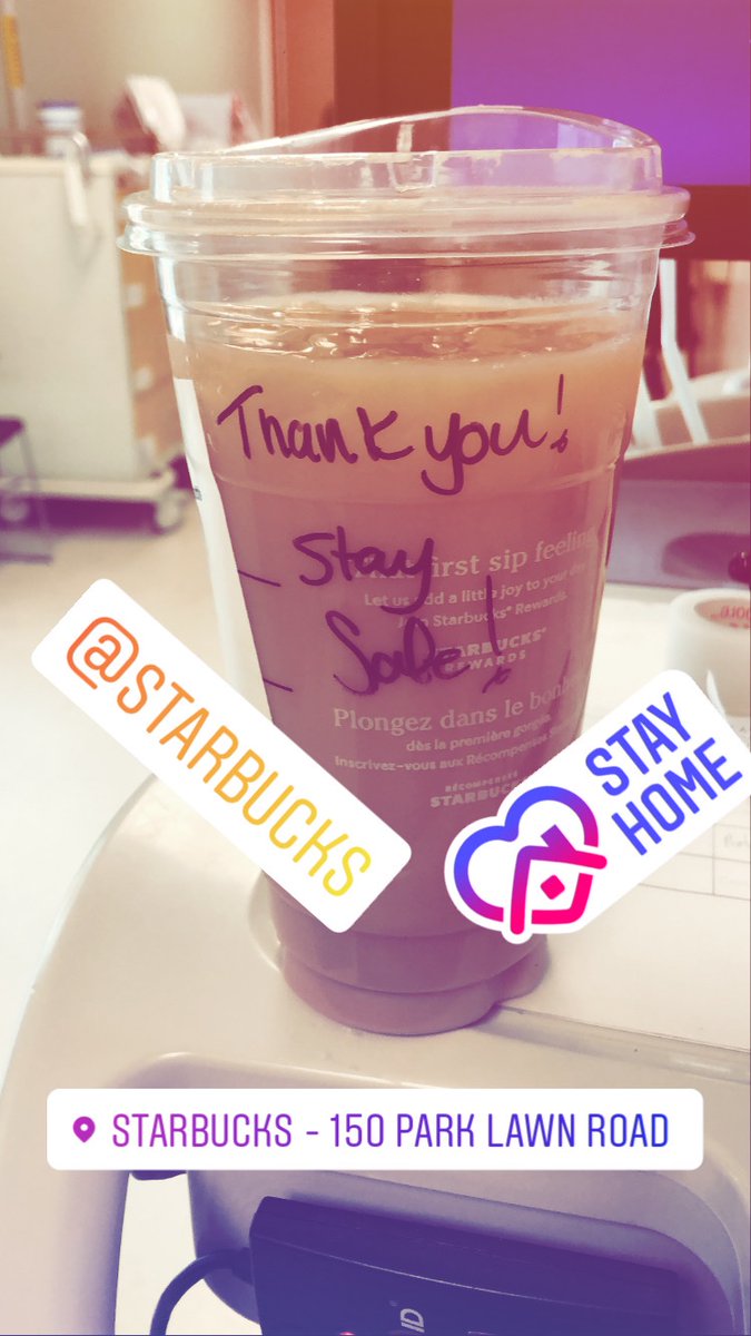 csingh_rpn's tweet image. Thank you @Starbucks for helping us get through our day! ❤️🙏 #COVID2019
