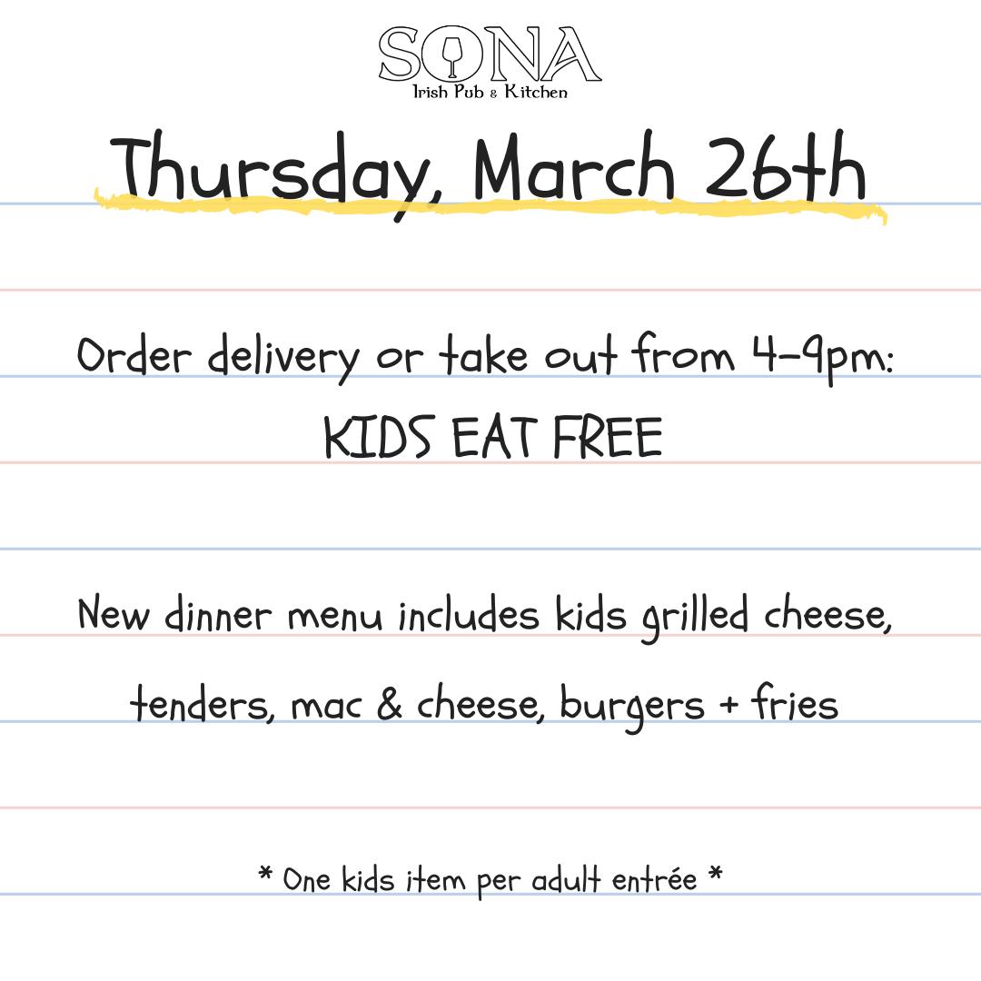 #OpenInManayunk 

Enjoy a free item when you order 3 adult menu items...don't forget the kids!
Six Packs: $8 domestics, $12 craft 🍻Bring your own growler &amp; refill with any draft!
