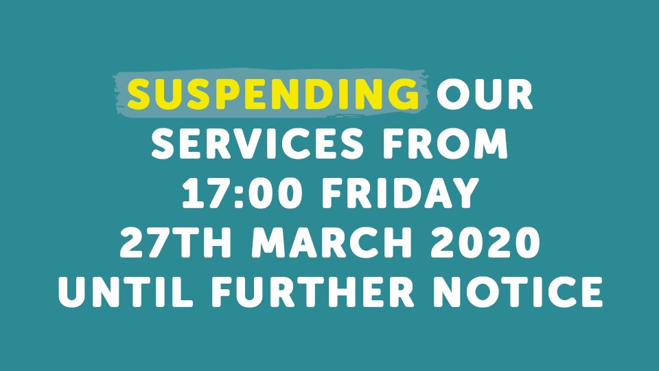 Regretfully, in light of the current Covid-19 pandemic and Government advice to stop all but essential travel by key workers, Slide Ealing will suspend operations on 27th March 2020 until further notice.  

Our team will remain fully operational until 17:00 on 27th March.