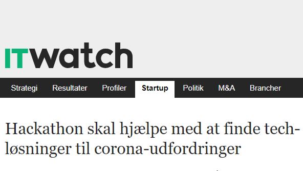 D. 3.-5. april skal vores #hackathon finde #tech-løsninger, som hjælper #dkbiz, borgere og myndigheder gennem #COVID19dk-krisen og markedsfører #København i udlandet. <a href="/CopCap/">Copenhagen Capacity</a> sir 1000 tak til bla. <a href="/TechBBQ/">TechBBQ</a> <a href="/WomenTechmakers/">Women Techmakers</a> <a href="/StartupWiseGuys/">Startup Wise Guys</a> #dktech #dkpol ➡️bit.ly/3dv2pgZ