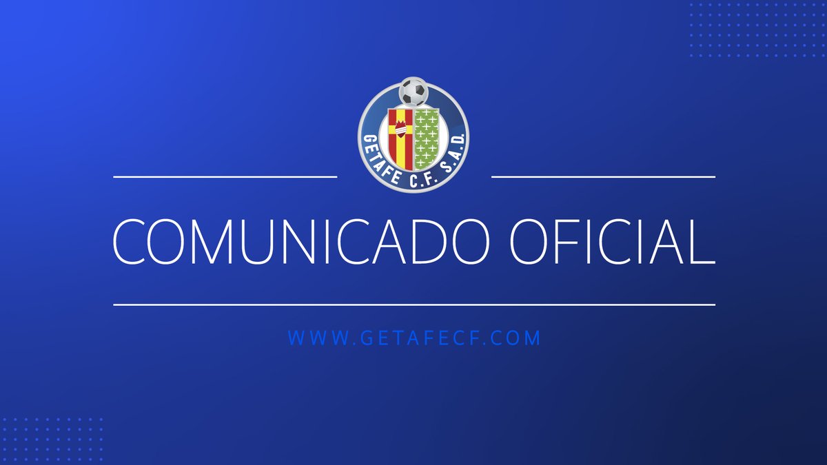 COMUNICADO OFICIAL | El Getafe C.F. realizará una donación de material sanitario de protección al Hospital de Getafe para ayudar a combatir el coronavirus 👉

getafecf.com/Noticia/tabid/…