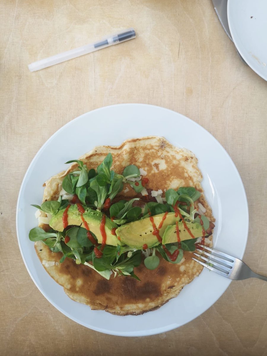 HPA_Lancaster's tweet photo. With our #jacobsjoin #officelunch cancelled or made a little difficult  we’ve made Thursdays #PancakeDay throughout the office #keepcalmandcarryon  @LDCoC #COVID2019 #isolationessentials #architects https://t.co/gSRbqMwSm2