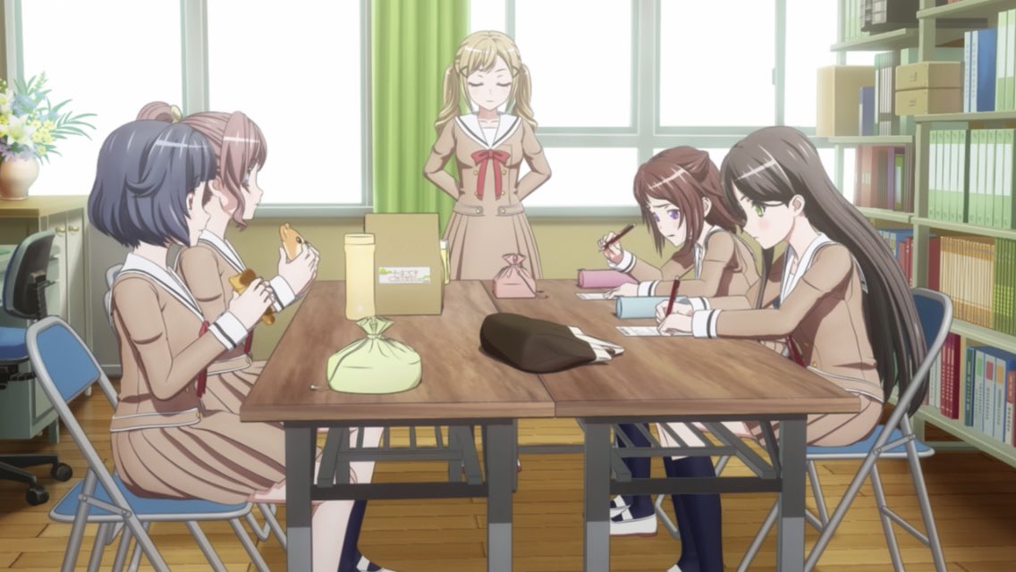 友道の人 Pa Twitter 生徒会室のこっちの部屋なら りんりんよりポピパのほうがいっつもいそう バンドリアニメ3rd 09