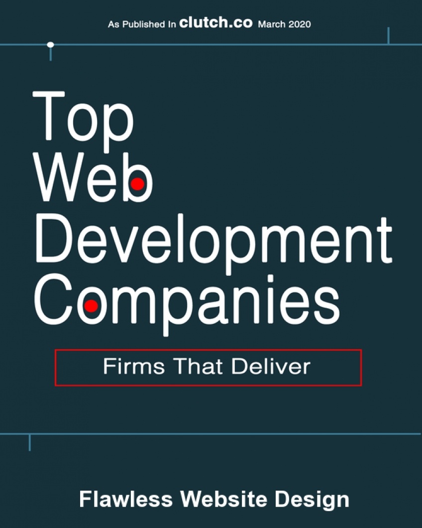 _flawlessdesign's tweet image. Featured as a top web development company by Clutch.co!
#Featured #websitedesign #topwebdevelopmentcompany