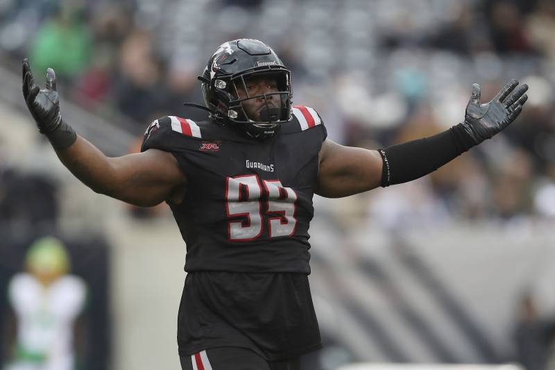 PittsburghSport's tweet photo. Great talk today w/ newly signed @Steelers DL Cavon Walker on the XFL why he signed w/ the #Steelers , Coach Mitchell, &amp; more

"I don't break and will show him that. I know what I want and when you know that and have a passion for it like I do, nothing else matters."

@JRRickert https://t.co/z6KGaDTtMw