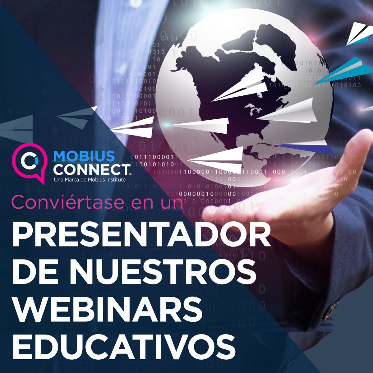 MobiusConnectES's tweet photo. MOBIUS CONNECT en espaรฑol cuenta con una creciente red de mรกs de 500 colaboradores que comparten sus conocimientos. ยกQueremos trabajar con usted tambiรฉn! Si tiene experiencia e historias que compartir, por favor, contรกctenos. #MobiusConnect #MobiusInstitute #Webinars https://t.co/9Z6Uh13brD