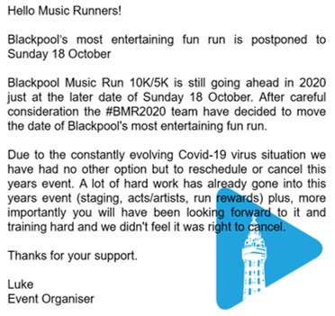 Blackpool Music Run tweet media