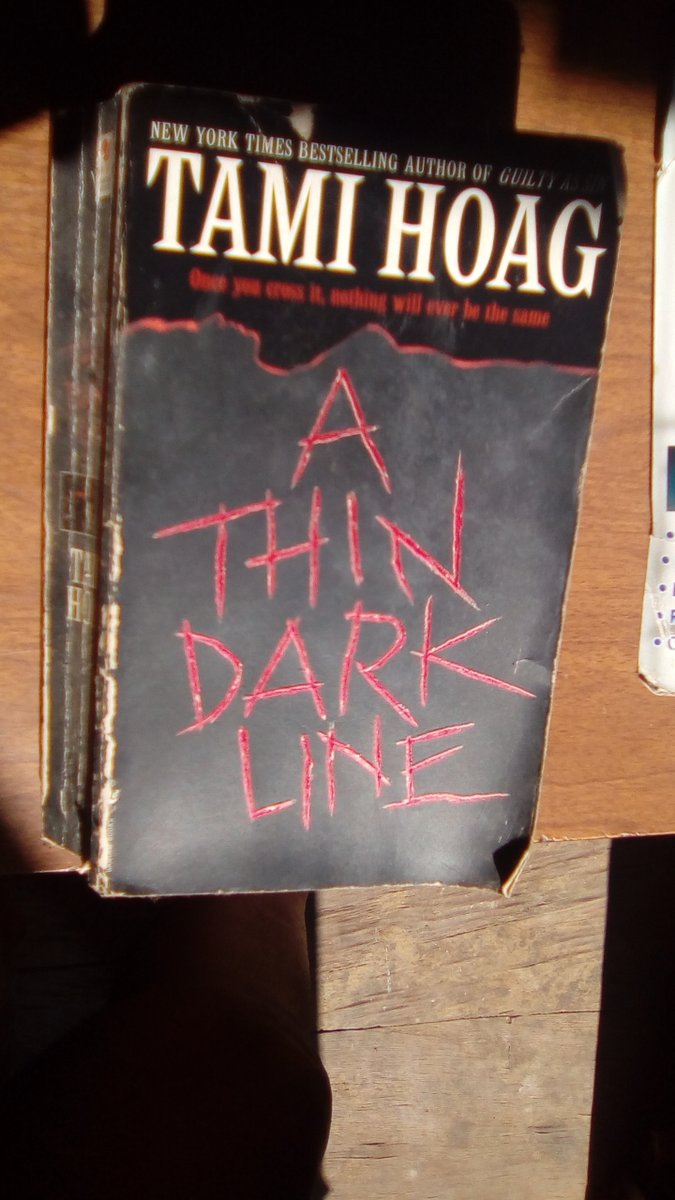 I read Tami Hoag's A Thin Dark Line. I LOVED IT!!
Get it here: amzn.to/3dwPf3e
She is such a great writer, I felt the need to just bow down afterwards. I love the way the story unfolded. Oh and Nick Fourcade 😍😍 
#amreading #TamiHoag #COVID19