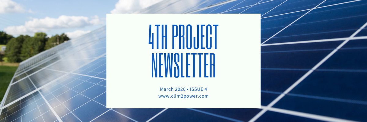 Clim2Power's tweet image. Our 4th project newsletter is here! As we enter the final months of the project, we've been planning exploitation activities, continuing seasonal forecasting, and engaging with students, end-users, researchers and the public. 

Read on: 👉 clim2power.com/newsletters