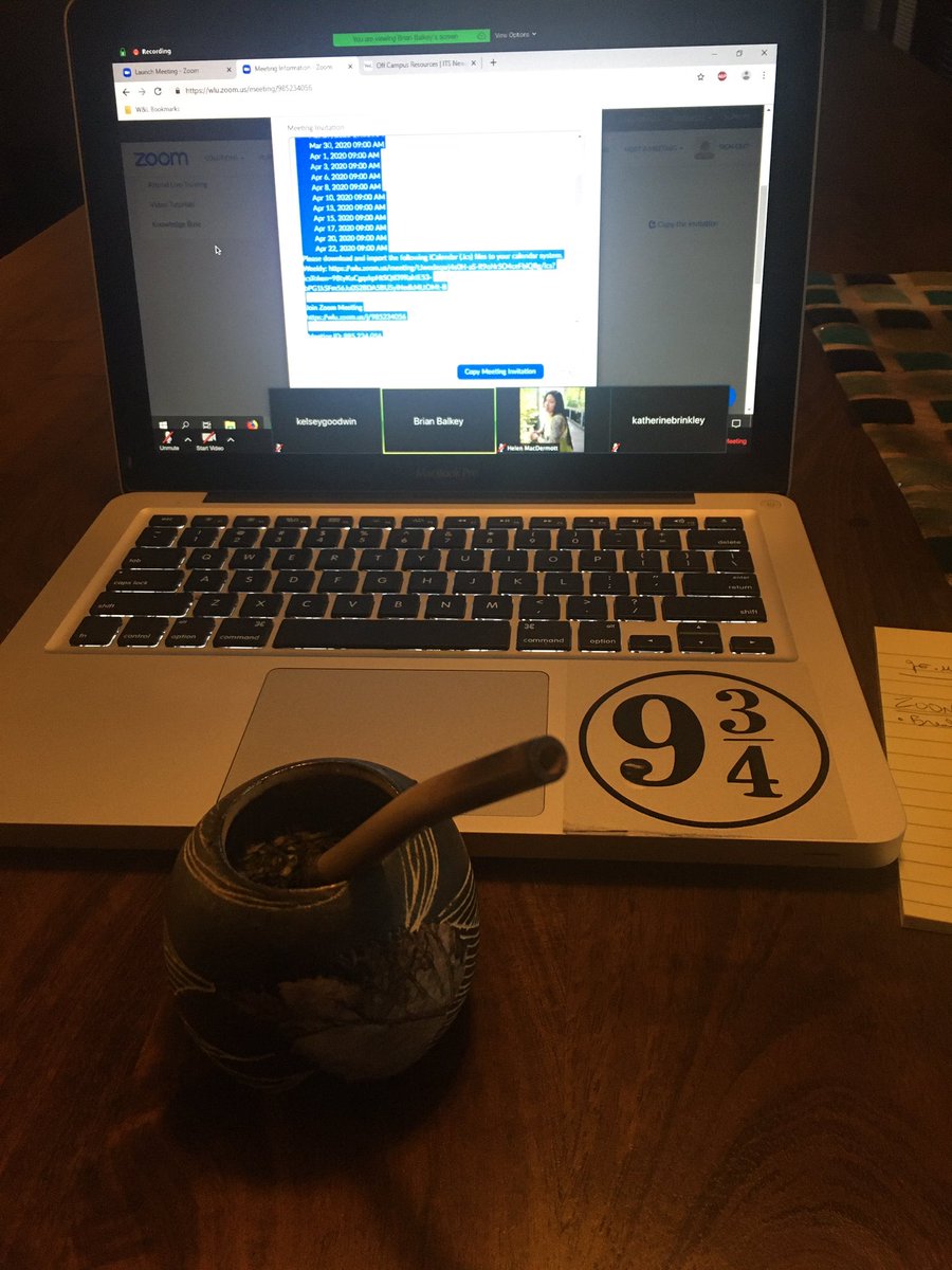 The new Student Activities office (part 1 of 2—not to brag but I also have a desktop setup for non-Zoom parts of the day) Reply with pics of your workspace setup!
-KG