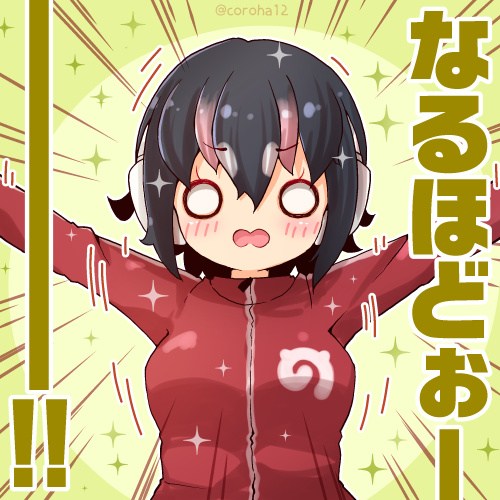 フンボルトペンギン(けものフレンズ) 「フルル 
ぜんぜんわからんときと なるほどわかったときに投げつけてください=͟͟」|ころはのイラスト
