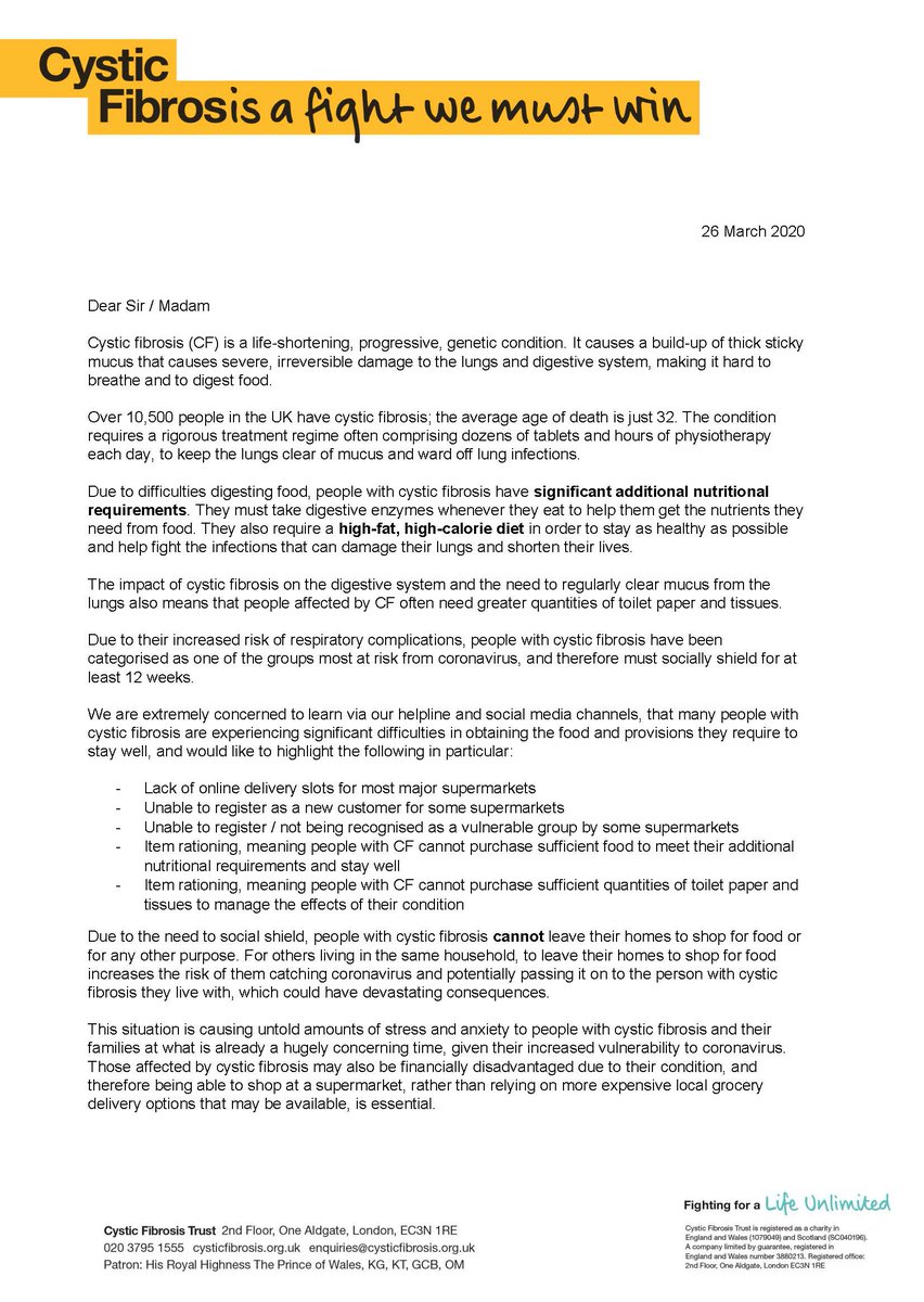 Cystic Fibrosis Trust tweet media