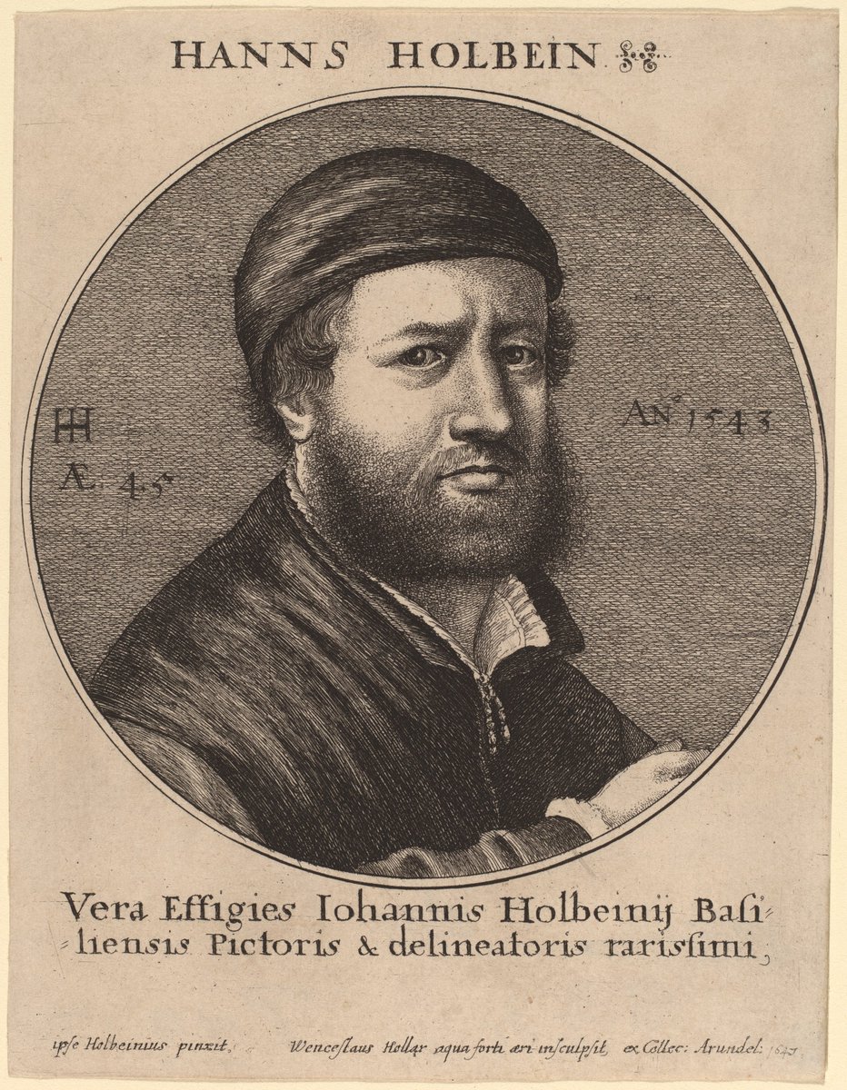 Holbein was born in 1497 or 1498 in Augsburg into a family of artists.He lived and traveled in Switzerland, France, and England from 1515 to 1529. By 1532, he returned to England, eventually working as a court painter to Henry VIII.