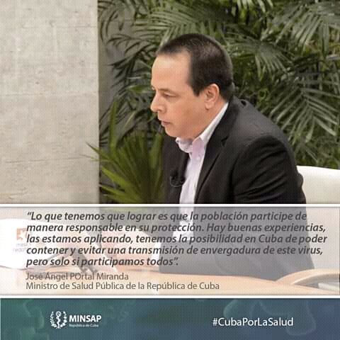 Seamos responsables en el cumplimiento de las indicaciones dadas y sobre todo sigamos los sitios oficiales de #MINSAP  #CubaSalvaVidas @osanamoleriop @UCLVCU @MINSAPCuba @HermesDeCuba @jsaborido50 @CubaMES @osanamoleriop @SarabiaYr @CancioDiaz_Y