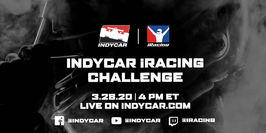 Tune in this Saturday at 4pm ET to watch the first event of the INDYCAR iRacing Challenge. There's still time to vote on which track that will be.

#INDYCAR // #INDYCARChallenge // <a href="/iRacing/">iRacing</a>