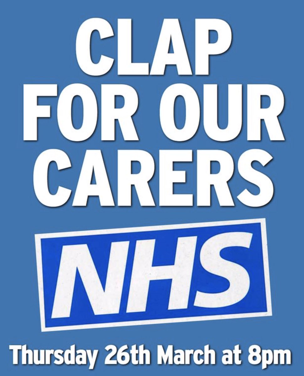 Proud of our NHS 👏 

#nhs #proudofthenhs