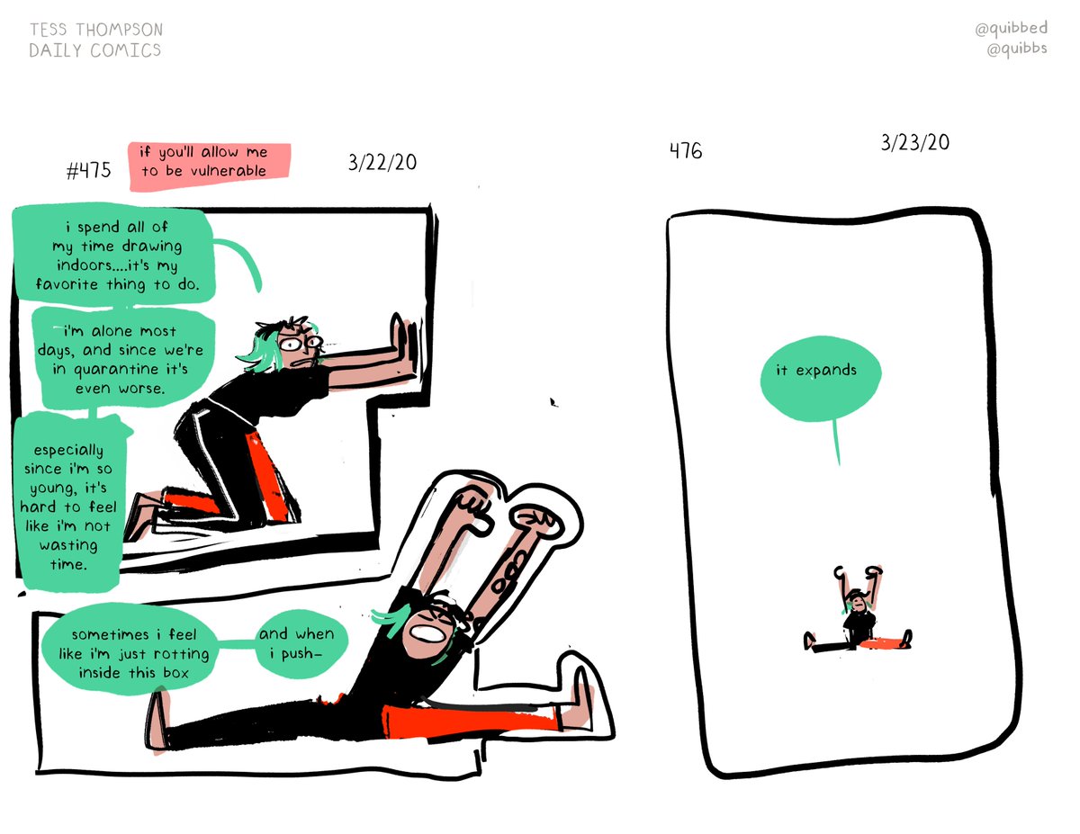 DAILY COMICS EARLY because they're cathartic and i'm feeling it. emotions definitely exacerbated by the fact that all social media right now is either about the virus or animal crossing and i still don't know anything about animal crossing
https://t.co/Z5RDjqIh0U