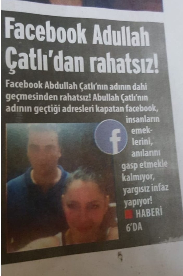 Benim facebook kapandı. Neden mi? Babamla fotoğrafımı paylaştığım için.