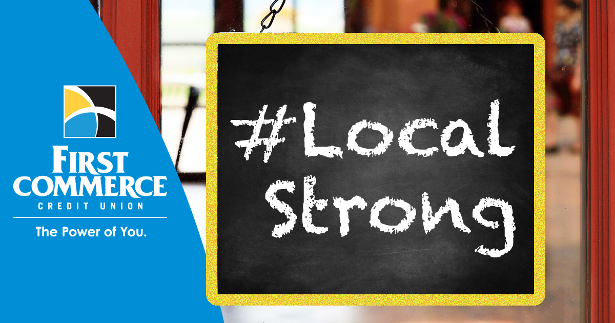 FirstCommerceCU's tweet image. First Commerce is empowering team members to start a wave of support for local businesses with the #LocalStrong initiative. We will distribute over $4,000 to 150 team members to spend at local businesses online or over the phone. #PowerofYou #CUStrong
bit.ly/2QPrkCe