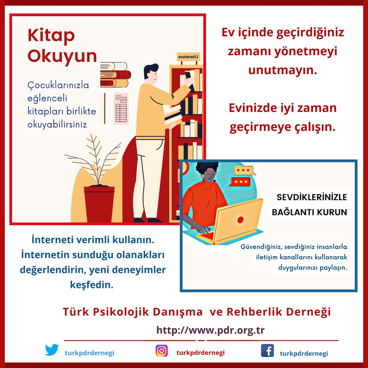 turkpdrdernegi's tweet photo. 1-
Üzgün, kaygılı ve öfkeli olabilirsin. Yalnız değilsin. Fiziksel sağlığımız kadar psikolojik sağlığımızı da yönetmemiz gerekiyor.
Sağlıklı günlerde buluşabilmek için evinde kal!!
Ve takipte kal
👇👇
@turkpdrdernegi

#evdekal
@oguzozat https://t.co/MFbNWPjGCv