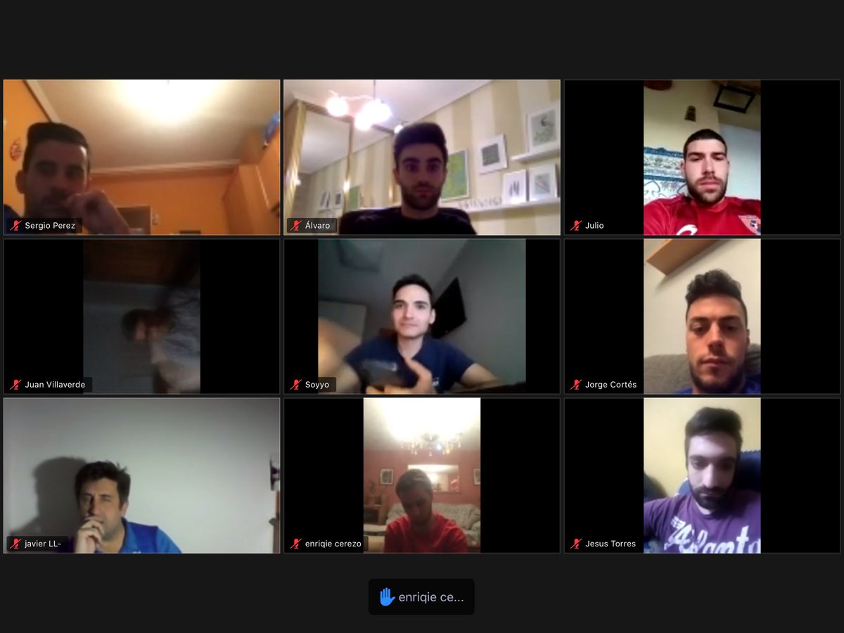 LaFactoriaBCF's tweet photo. La plantilla del #UI1BP @ui1Universidad se ha reunido, y ha realizado una sesión de entrenamiento, bajo la dirección del Preparador Fisico @franmarlop95. Qué alegría volver a vernos todos!!! #EQUIPO #UNIDOS #EntrenandoDesdeCasa 💪💪💪 https://t.co/dXaqgr5pkY