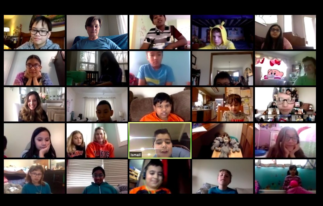 MagnetClass's tweet image. We had a chance to use @zoom to share personal items that are providing comfort during our time apart. We saw everything from toys, to pets, technology, and even a grandparent! Loved every minute! @RoyDeShane93 @CCSD93 #Wereallinthistogether