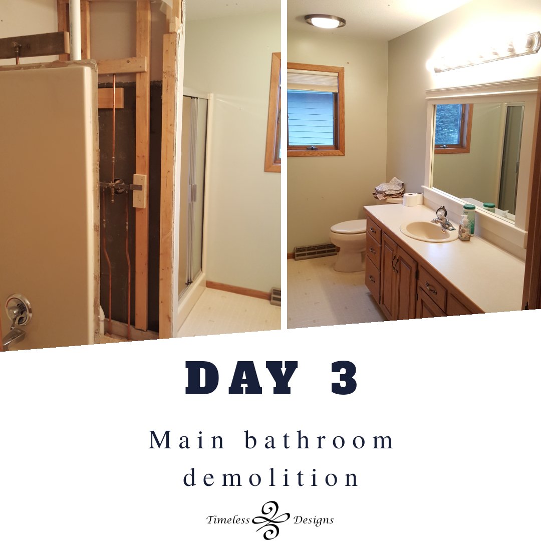 IntDesignerMel's tweet image. Demo day...
#scaapremodel #kerkaertconstruction #timelessdesignsbymelissa #bathroomremodel #ThursdayThoughts #StayHome