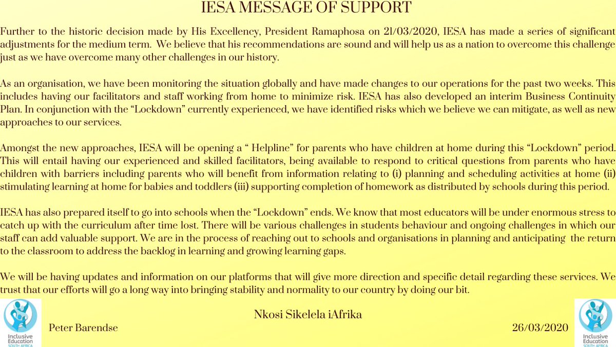 IESA (@inclusiveedsa) on Twitter photo 