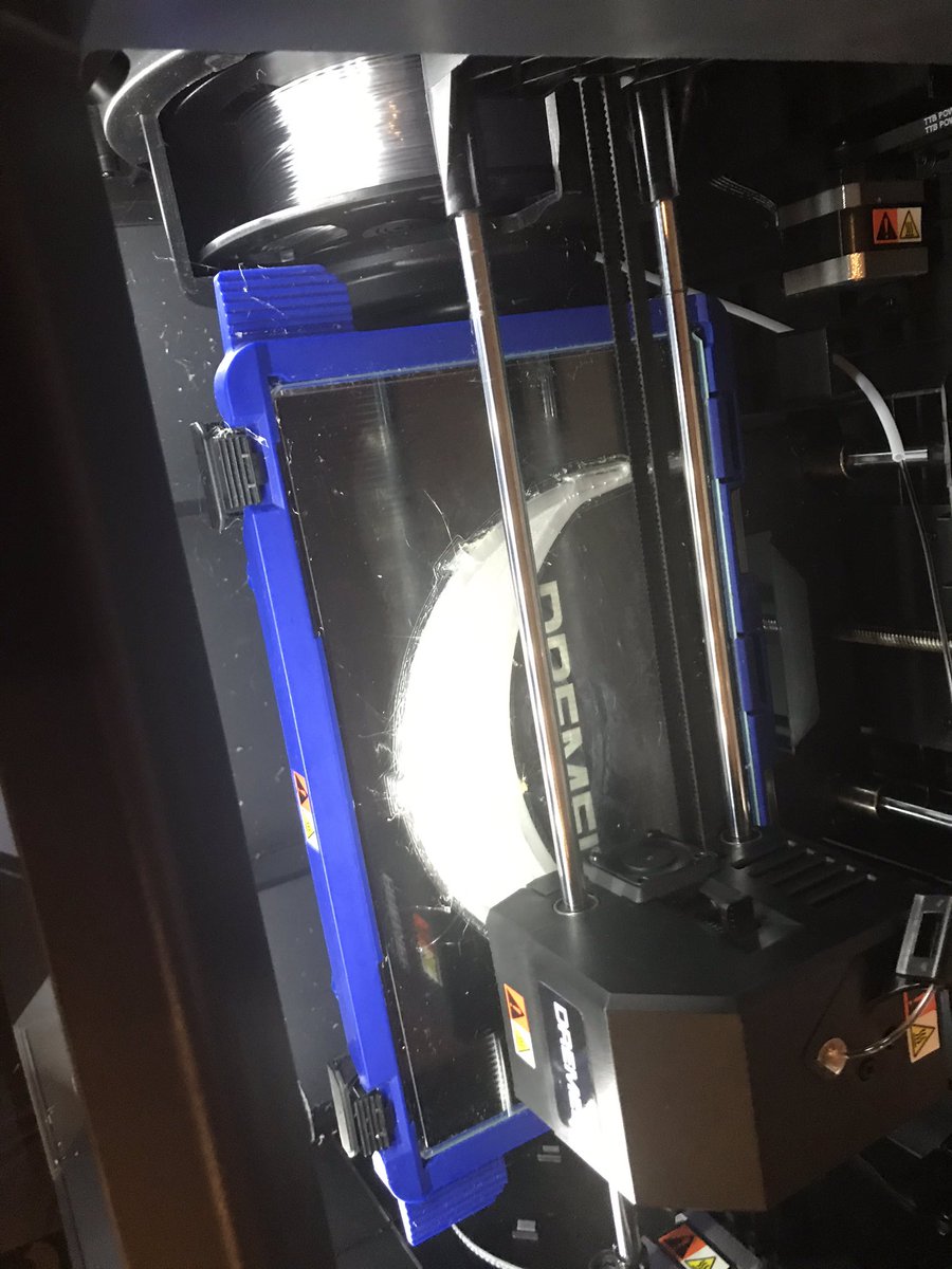 mikepford's tweet photo. Right another one #indevelopment this one #3hour print time #coronavirus #facemask #3Dprinting https://t.co/rt5r07OgTO