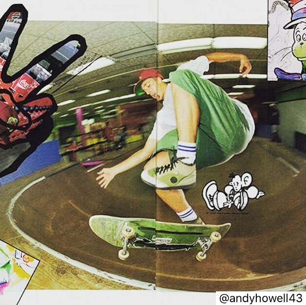 mikivuckovich's tweet photo. One of the most fun and inspiring interviews I did at @transworldskate was the result of a sweltering week with #AndyHowell in Hotlanta, GA, Summer 1991. You’ll never know how much he inspired modern street skating, skate fashion, art, and the industry. … https://t.co/5MKYi46kTA https://t.co/KU7gEg2eh4
