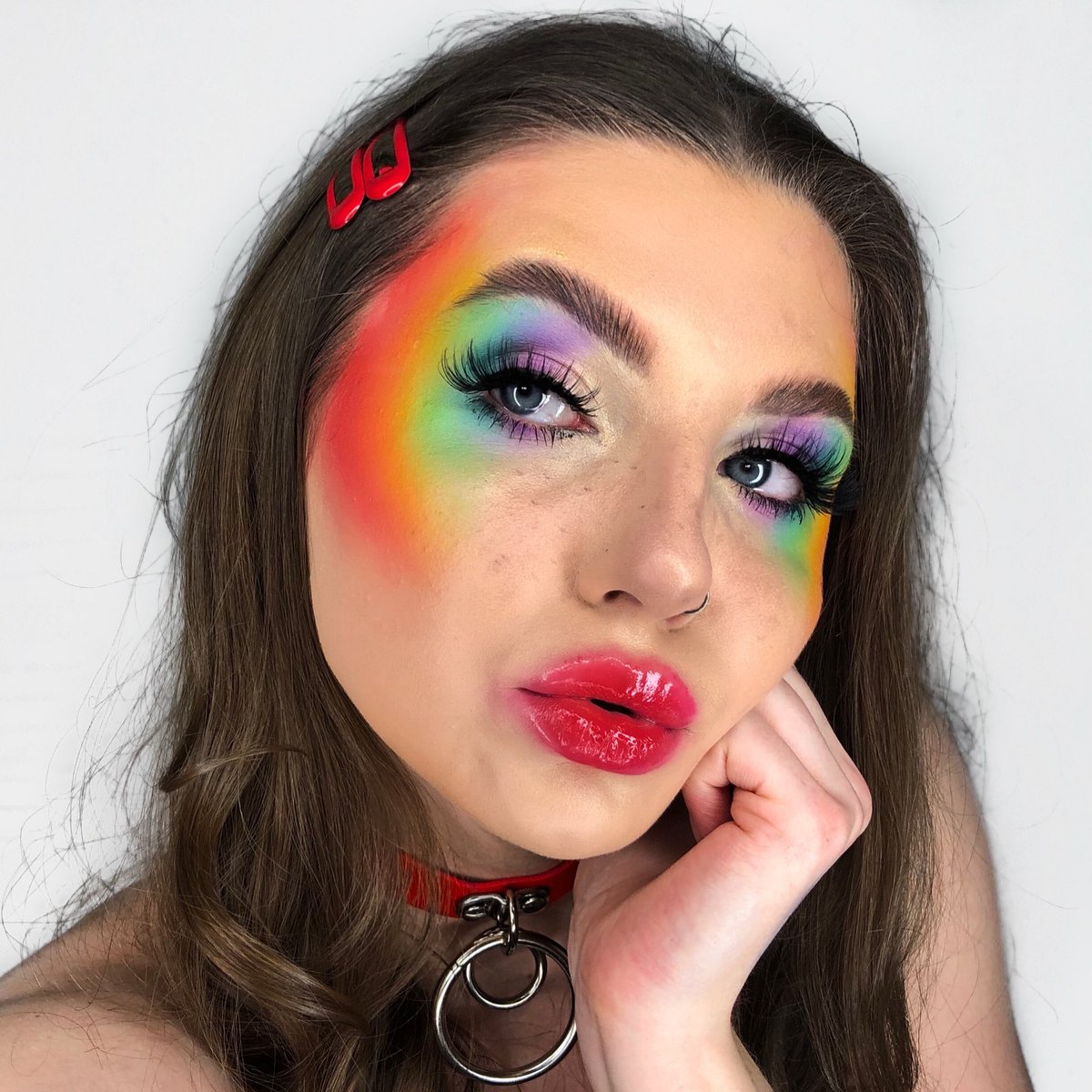 leaharabella's tweet photo. 🌈✨ rainbow baby 🌈✨

@ABHcosmetics dipbrow in soft brown and eye primer
@sugarpillmakeup fun size palette
@kvdveganbeauty dagger tattoo liner 
@NYXCosmetics_UK born to glow foundation
@SleekMakeUP drippin highlighter elixir and lip volve gloss
@JeffreeStar redrum 

#sugarpill https://t.co/4dujpKrLfx