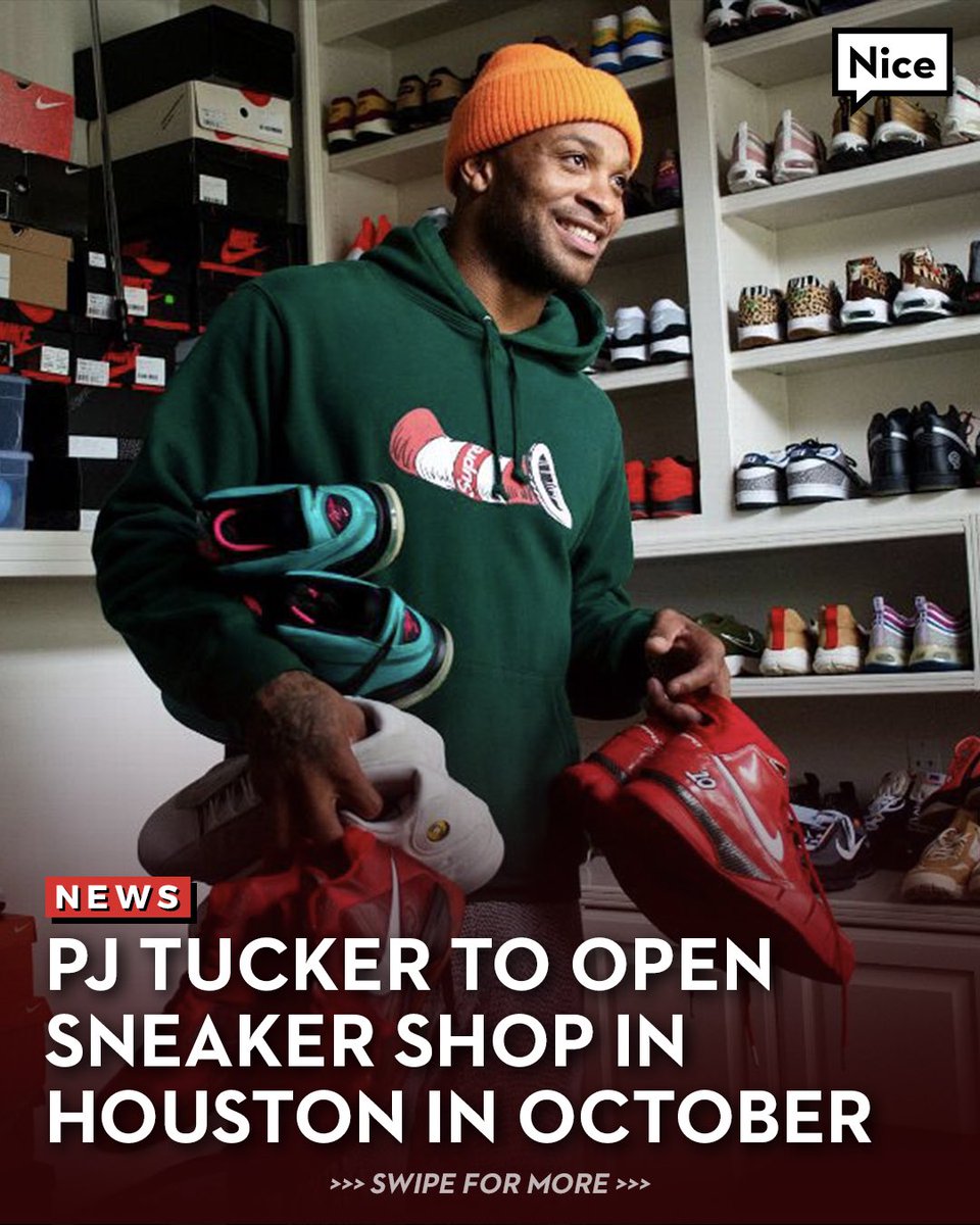 pj tucker sneaker shopping