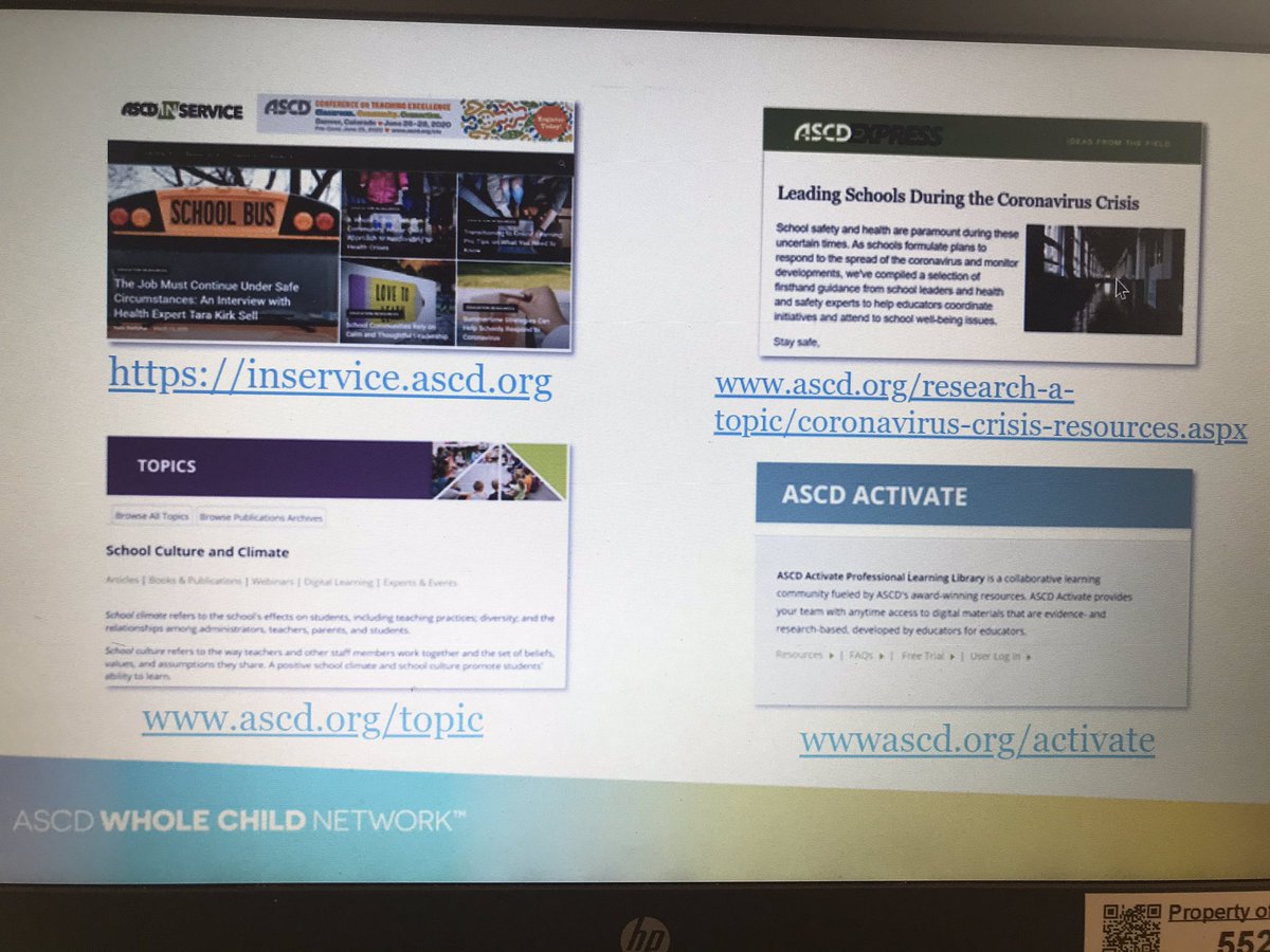 harrisonts1's tweet photo. Resources shared in the #ASCDwebinar today for Leading Schools During the Coronavirus:Short Term Steps @ASCD @MichiganASCD #wholechild #miascd https://t.co/G3ajbBkPGs