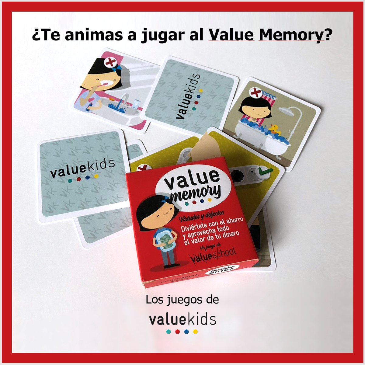 value_kids's tweet image. 🙋‍♀️ #YoMeQuedoEnCasa jugando. ¿Te animas a jugar al #ValueMemory? Es un buen momento para aprender buenos hábitos de #consumo en casa. 🏡

#ahorro #consumoresponsable #juegos #memory #valuekids #valueschool