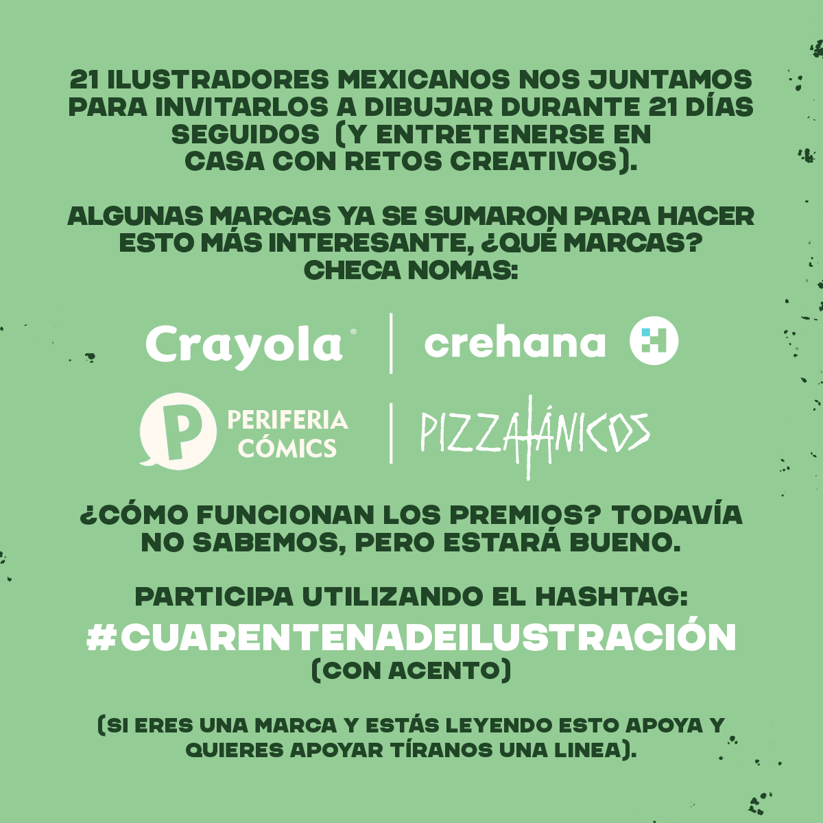 escomic's tweet photo. #Convocatoria #Ilustración
Ya se armo muy chida esta dinámica y hasta hay marcas se están uniendo. Conozcan más de este proyecto y todos a ilustrar con el #CuarentenaDeIlustración. https://t.co/Lb3elL991c