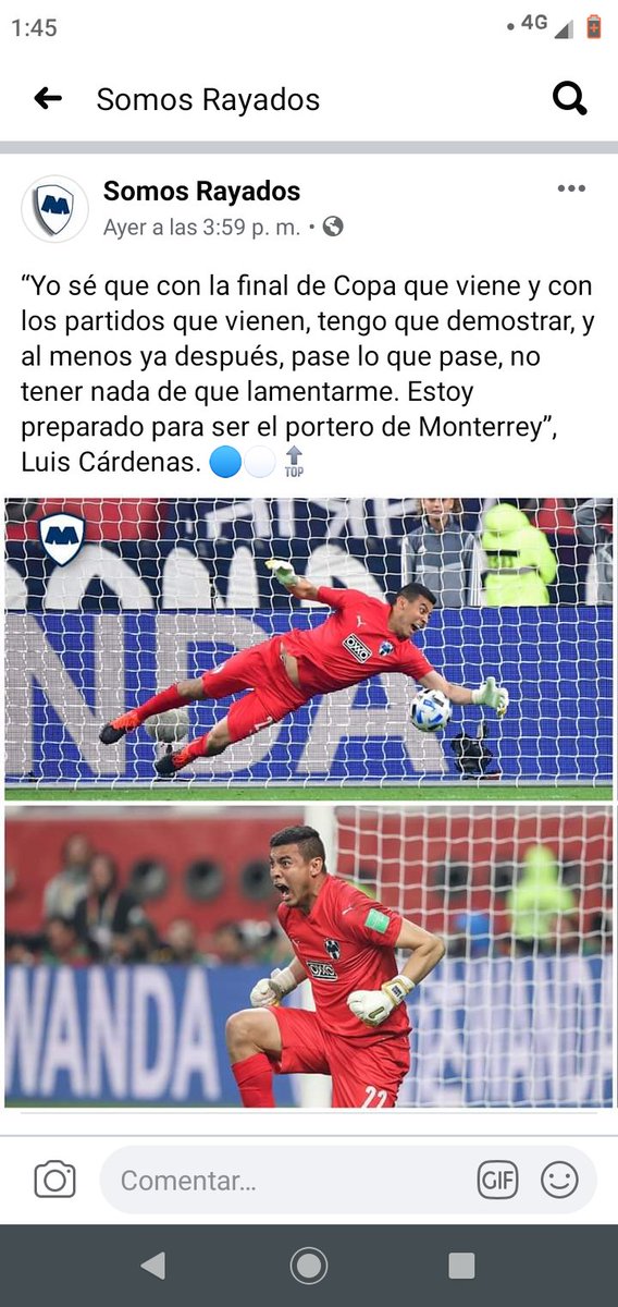 sanluispotozi's tweet photo. @luisCardenas22  tiene que ser el titular después que se valla el trapito Barovero, no alguien que se achica en los momentos importantes 🖐️🍚 @Rayados #hagamoslobien #mochisdetitular https://t.co/Q4RpdMviyV