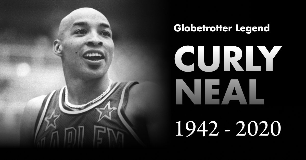 Espngreeny's tweet photo. When I was a kid, there was nothing more fun than going to see the Harlem Globetrotters. And this man was the reason. He made as many people smile as any athlete that ever lived. About as good an epitaph as you could ever have. Rest In Peace, Curly Neal. Thanks for all the fun. https://t.co/IQjnQw5u6u
