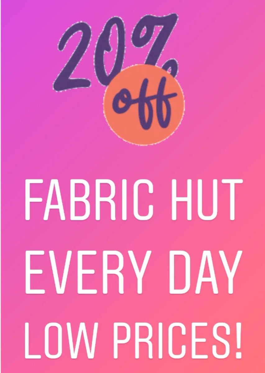 fabrichut67's tweet photo. Fabric Hut Weekend Sale and Store Updates - https://t.co/wAxM59gL2J https://t.co/uRkcVcnIW1
