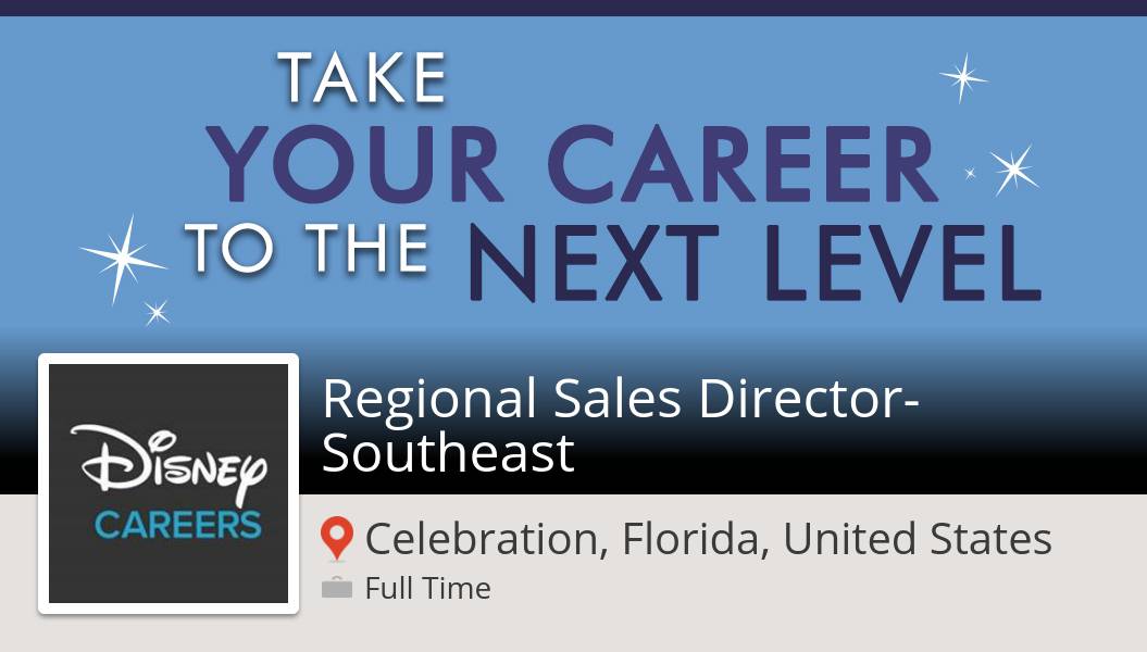 Tina_Porter's tweet photo. #Disney is hiring! #Regional #Sales Director-Southeast in #Celebration, apply now! #job https://t.co/5I9t8Esfaf #DisneyJobs https://t.co/SlxzhOqdZW