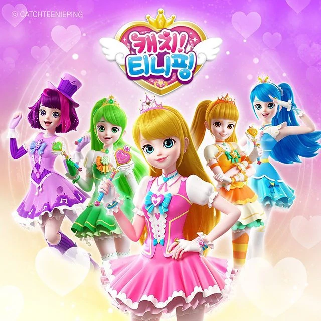 KCruzer64's tweet photo. From #SAMGAnimation the Studio that brought you #MiraculousLadyBug and #SonicBoom comes...  a Korean Magical Girl show?... Oookay... cute.

#CatchTeeniping https://t.co/yUR42FgPHX