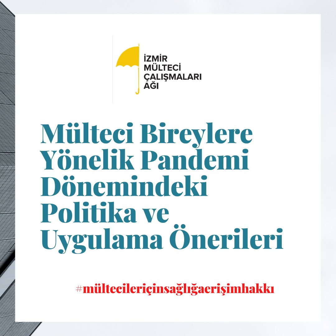 İzmir Mülteci Çalışmaları Ağı tweet media