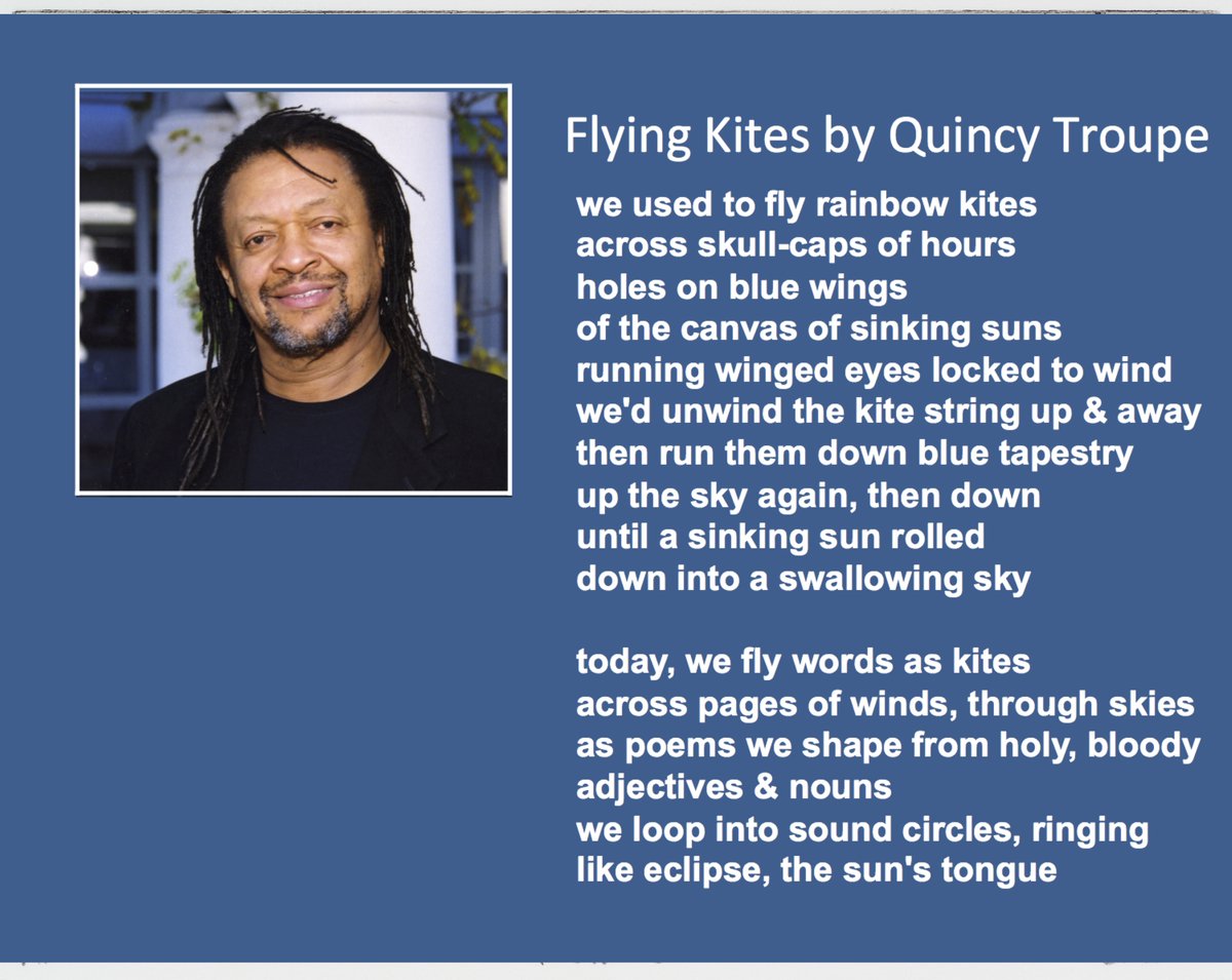Employ Quincy Troupe's poem as a mentor text for students to write their own poems. 

Stanza 1: “We used to …” 
Stanza 2: “Today, we …"