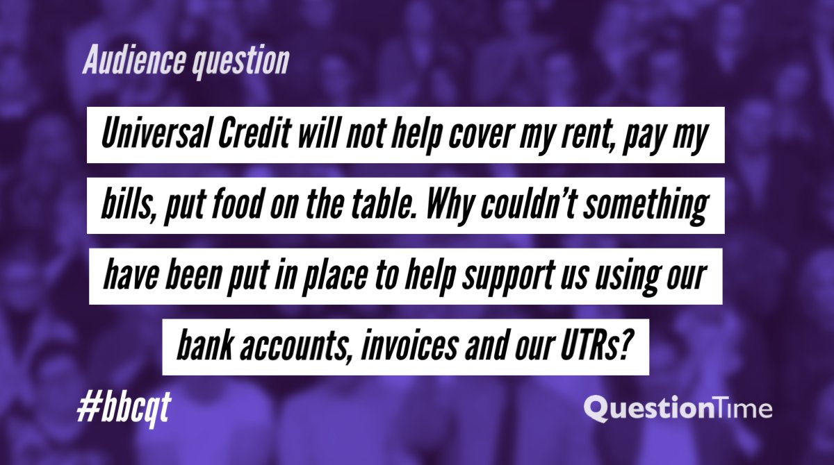 BBC Question Time tweet media