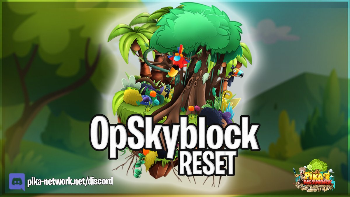 PikaNetworkMC's tweet photo. OpSkyblock Reset - 28 March 2020! 🧚‍♀️

It's time for the new awaited OpSkyblock reset!

 ▪️  3x Skyking
 ▪️  2x €50 Store Giftcard

Follow us, Retweet and Like to enter. Good luck!

📚Release information: https://t.co/4Sj4wxoiXe https://t.co/dyMXzxSmaq