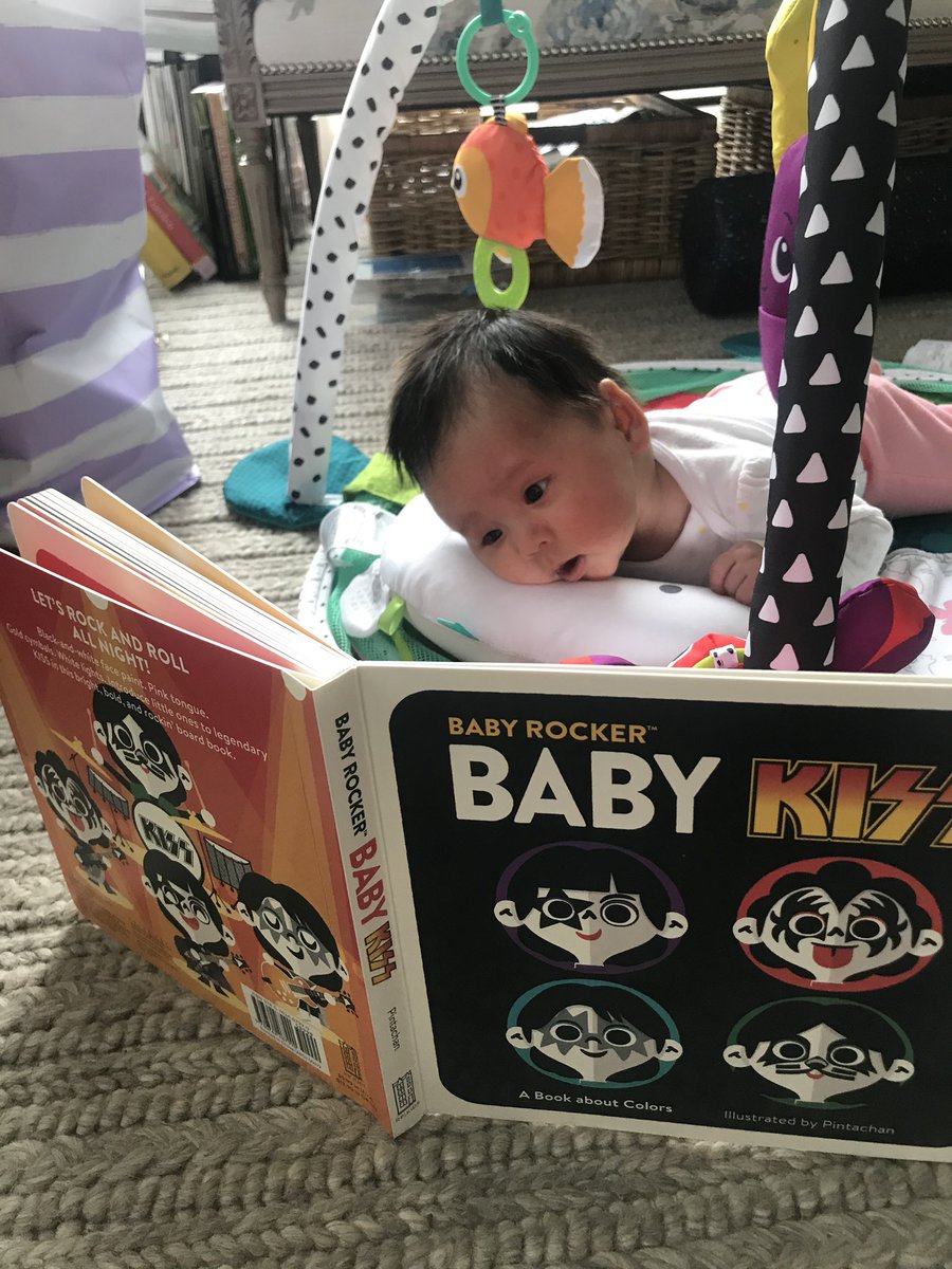 Grand daughter learning more about one of my favorite bands <a href="/kiss/">KISS</a> <a href="/genesimmons/">Gene Simmons</a> <a href="/PaulStanleyLive/">Paul Stanley</a> <a href="/OldSchool80s/">Old School 80s</a>