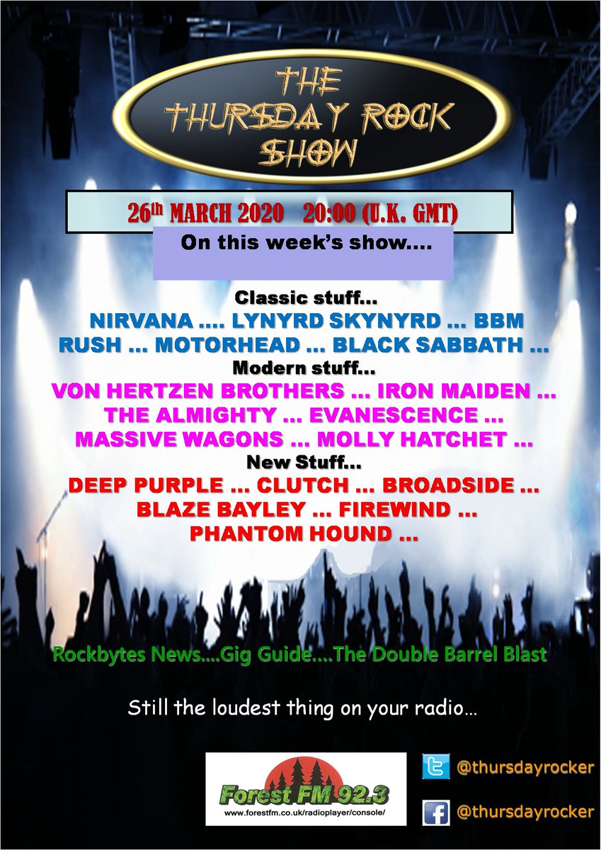 thursdayrocker's tweet photo. @thursdayrocker is now on air .... stream now https://t.co/7j9v9t9Rdp ... now playing #TheAlmighty with @rickywarwick and #FreeNEasy from 1991 #SoulDestruction ... #awesome ! https://t.co/5iXai19sFs