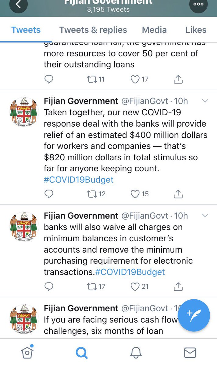 RichardKNaidu's tweet photo. 🤔Of this “billion dollar budget,” $700m comes from
- FNPF withdrawals (workers) $150m
- deferred loan payments (banks) $400m
- lower FNPF contributions (workers) $130m.

Govt puts in $60m on FNPF top-up, $40m more for Health and (more or less) claims tax breaks make up the rest. https://t.co/GG3F9Cujz9