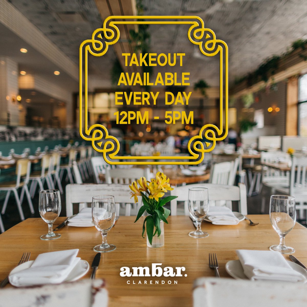 BABA (@baba_cl) on Twitter photo Starting today Street Guys Hospitality is offering you a #takeout option from our <a href="/AmbarClarendon/">Ambar Clarendon</a> location! 😍
Order your meal for curbside pickup, or via UberEats, and Grubhub option is coming soon as well. 😋
Order here bit.ly/cltakeout Starting today Street Guys Hospitality is offering you a #takeout option from our <a href="/AmbarClarendon/">Ambar Clarendon</a> location! 😍
Order your meal for curbside pickup, or via UberEats, and Grubhub option is coming soon as well. 😋
Order here bit.ly/cltakeout