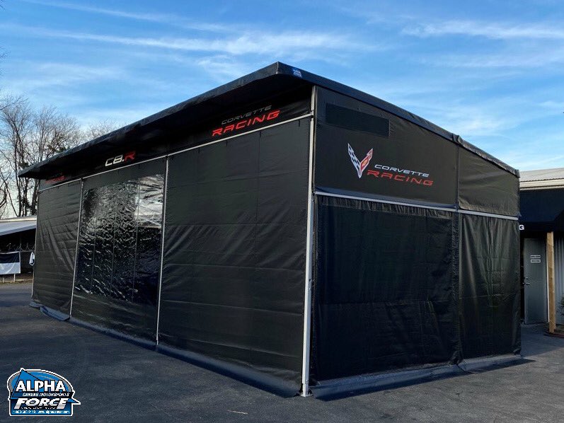 Alpha_Canvas's tweet photo. Check out the latest Alpha Force tension canopy to hit the road with Pratt Miller and Corvette Racing! 

#IMSA #corvetteracing #corvette #lemans #teamchevy #prattmiller #corvetteC8R #C8R #IMSAracing #alphacanvas #teamalpha #alphaforce https://t.co/afLvLaYpO2