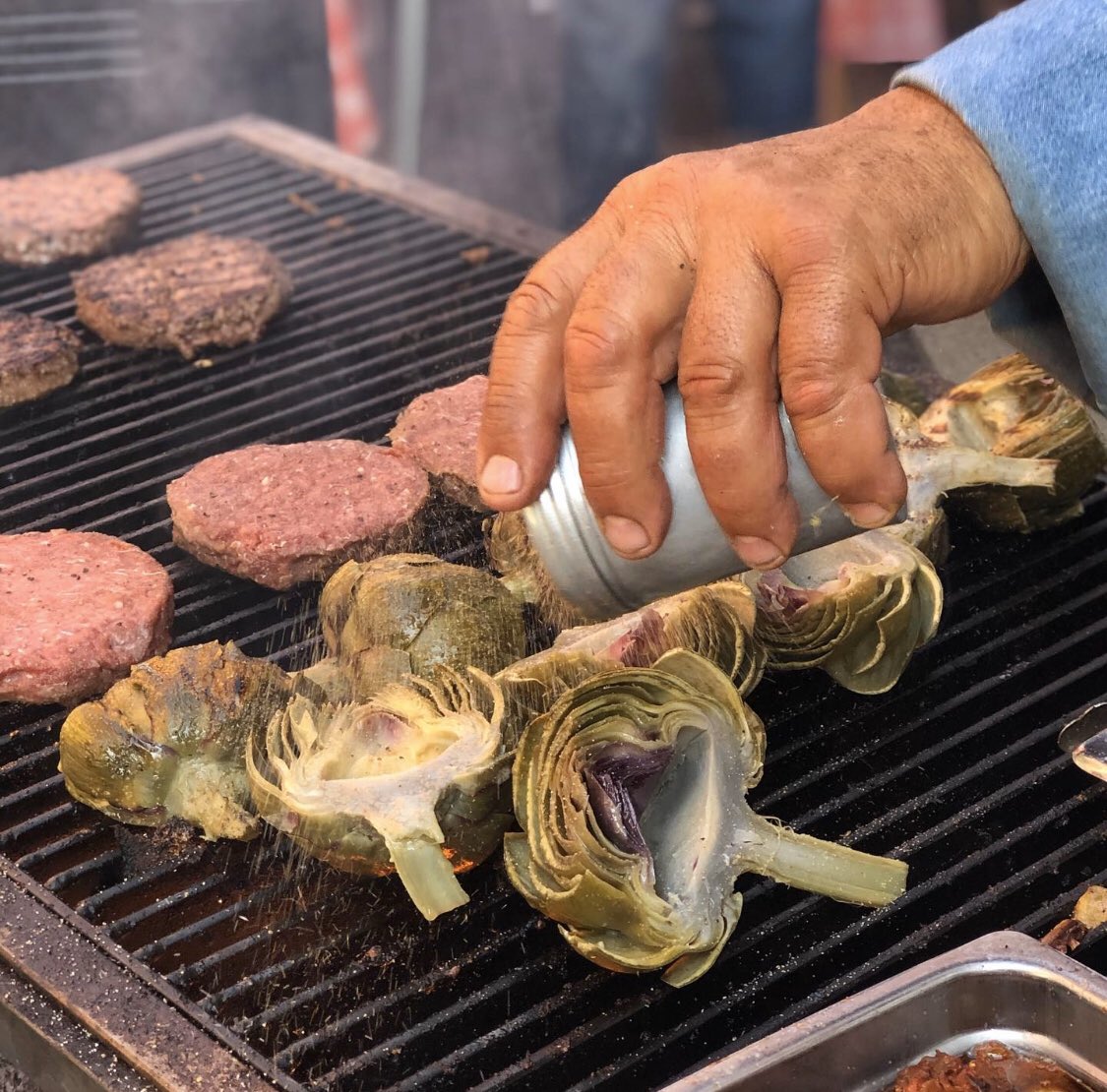 HitchingPost2's tweet photo. Shaking on the #MagicStuff ✨✨ The #Grill is going and we are ready for your orders! Call us at 805-688-0676 to order for our #Curbside Pick up!! #hitchingpost2 #bettertogether #takeout https://t.co/hYr7f9u3IY https://t.co/0t3I8oqYDT